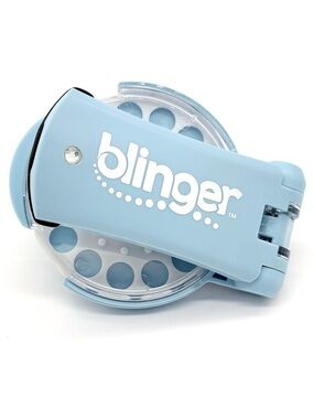 Blinger Hair Gem Stamper, Bedazzle Glam Styling Tool in Blue NO GEMS